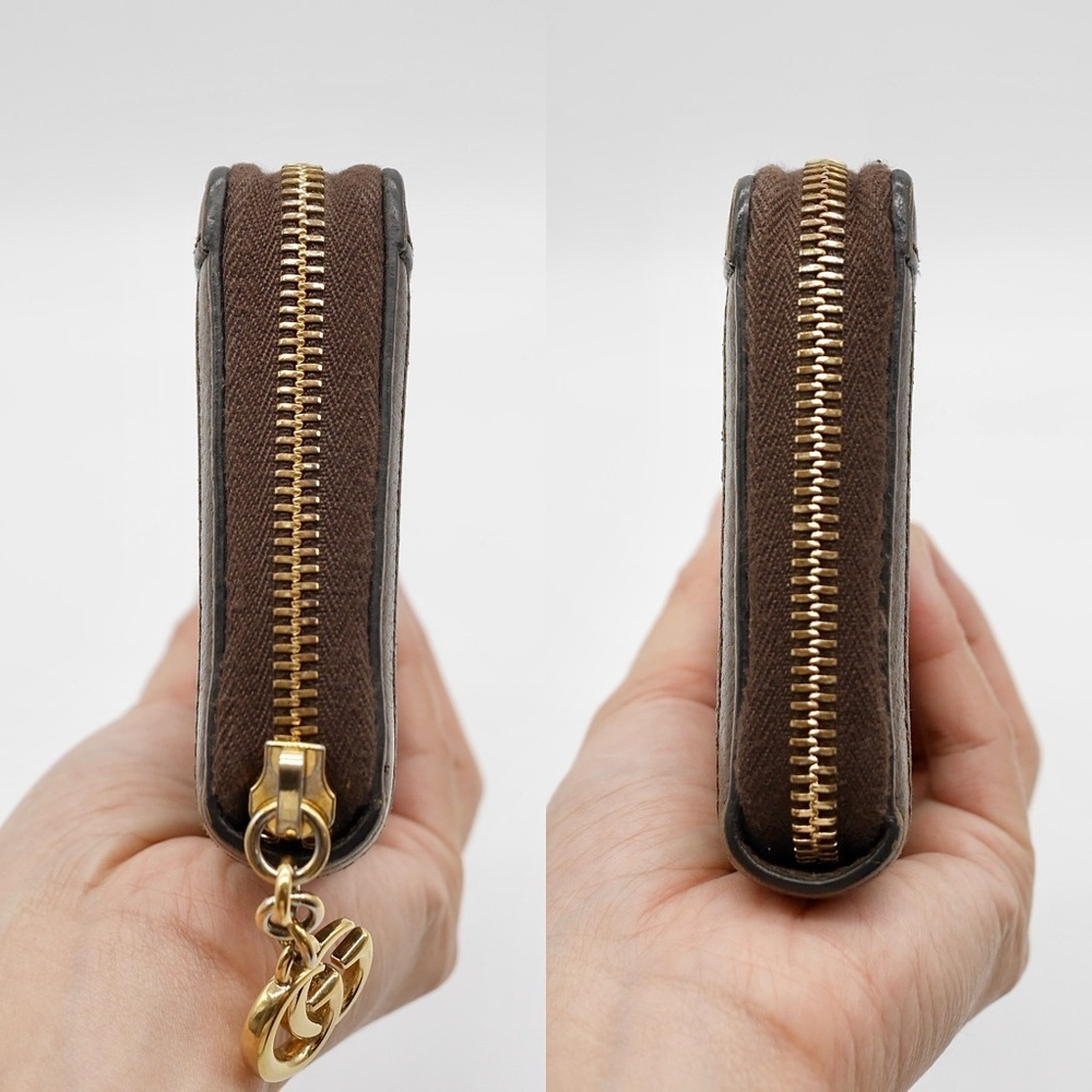 🍓GUCCI Ophidia Sherryline Wallet Brown - Picture 6 of 11